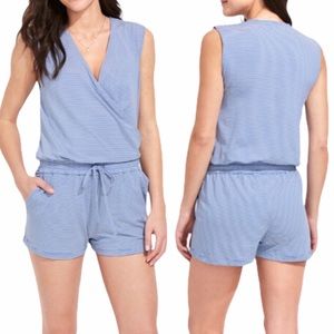 Vineyard Vines Sleeveless Sankaty Romper CoverUp L